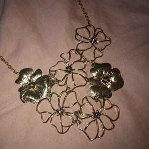 Gold Flower Necklace
